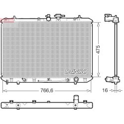 Engine Cooling Radiator DENSO DRM50143 OE Ref 1604131540