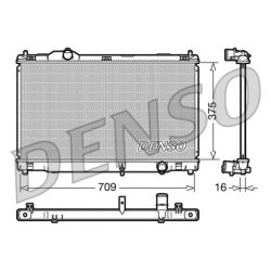 Engine Cooling Radiator DENSO DRM51001 OE Ref 1640031440