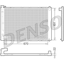 Engine Cooling Radiator DENSO DRM51011 OE Ref 1604120312