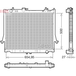 Engine Cooling Radiator DENSO DRM99014 OE Ref 8981943941