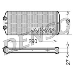 Interior Heating Heat Exchanger DENSO DRR07005 OE Ref 6448S6
