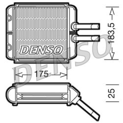 Interior Heating Heat Exchanger DENSO DRR08001 OE Ref 96201949