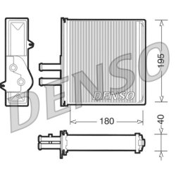 Interior Heating Heat Exchanger DENSO DRR09060 OE Ref 46722095