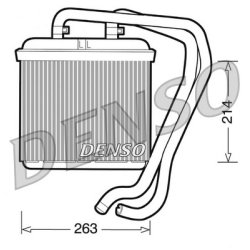 Interior Heating Heat Exchanger DENSO DRR12004 OE Ref 500388092