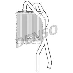 Interior Heating Heat Exchanger DENSO DRR12020 OE Ref 3802175