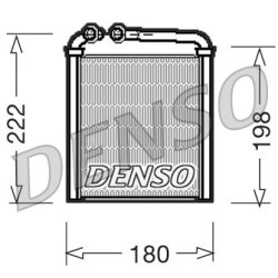 Interior Heating Heat Exchanger DENSO DRR32005 OE Ref 3C0819031A