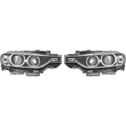 Headlight Set DIEDERICHS 1217487