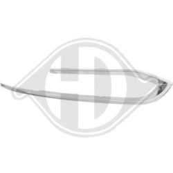 Baguette de garniture de pare-chocs 1225263 pour BMW Série 5, référence d'origine 51117331769 DIEDERICHS