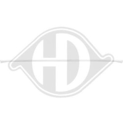 Baguette de garniture de pare-chocs 1225265 pour BMW Série 5, référence d'origine 51127341672 DIEDERICHS