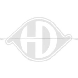 Baguette de pare-chocs 1225266 pour BMW Série 5, référence d'origine 51127341676 DIEDERICHS