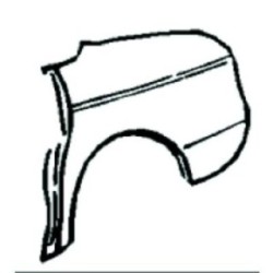 Quarter Panel Trim Strip DIEDERICHS 1611037 OE Ref A123 690 09 80