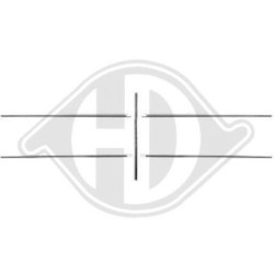 Baguette de calandre 1620044 pour MERCEDES 190 OE A2018880585 DIEDERICHS