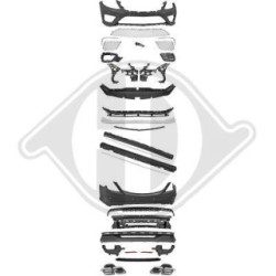 Pare-chocs 1648551 pour Mercedes Classe S DIEDERICHS