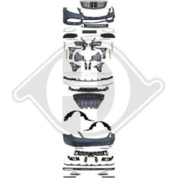 Pare-chocs 1648555 pour Mercedes Classe S DIEDERICHS