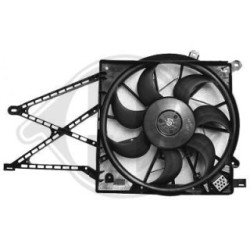 Ventilateur de radiateur 1805101 pour VAUXHALL ASTRA, ZAFIRA OE 09129522 DIEDERICHS