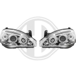 Phares avant 1813485 pour VAUXHALL COMBO, CORSA DIEDERICHS