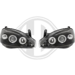 Phares avant 1813585 pour VAUXHALL COMBO, CORSA DIEDERICHS