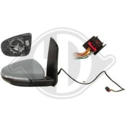 Rétroviseur extérieur 2296124 pour VW TOURAN OE 1T1857508Q9B9 DIEDERICHS