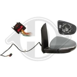 Rétroviseur extérieur 2296125 pour VW TOURAN OE 1T1857507AB9B9 DIEDERICHS