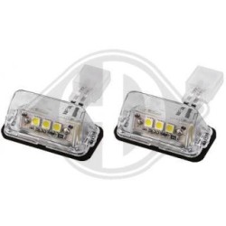 Éclairage de plaque d'immatriculation 4226192 pour CITROËN, PEUGEOT OE 6340A3 DIEDERICHS