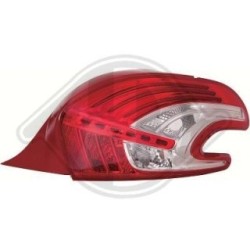 Ensemble de feu arrière 4227091 pour PEUGEOT 208 OE 9672628280 DIEDERICHS