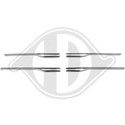 Bande de garniture de calandre de radiateur 4456041 pour DACIA LOGAN, SANDERO DIEDERICHS