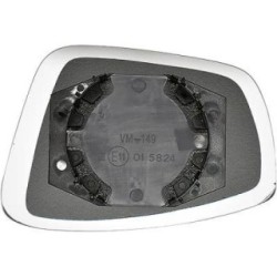 Exterior Mirror Glass DIEDERICHS 7433026 OE Ref 5JA 857 522 C