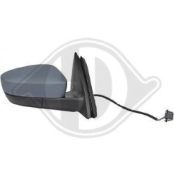 Rétroviseur extérieur 7433124 pour SEAT, SKODA TOLEDO, RAPID OE 5JB857508A9B9 DIEDERICHS