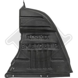 Cache-moteur inférieur droit 8012242 pour BMW Série 5, référence d'origine 51717033754 DIEDERICHS
