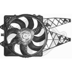Ventilateur de radiateur 8345613 pour FIAT GRANDE, PUNTO OE 55703902 DIEDERICHS