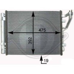 Radiateur 8683505 pour HYUNDAI i30 OE 253102H600 DIEDERICHS