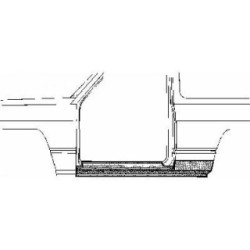 Foot Board Door Sill DIEDERICHS 9891021