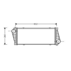 Intercooler DIEDERICHS DCA1005 OE Ref 2D0145805