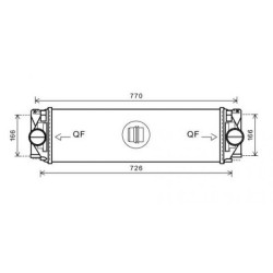 Intercooler DIEDERICHS DCA1013 OE Ref A9065010201