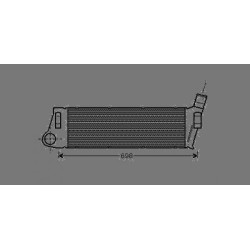 Intercooler DIEDERICHS DCA1047 OE Ref 8200700172