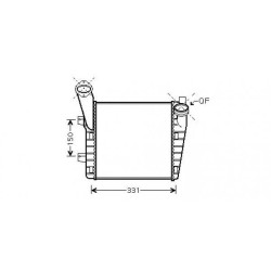 Intercooler DIEDERICHS DCA1069 OE Ref 7L0145803A