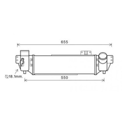 Intercooler DIEDERICHS DCA1081 OE Ref 281904A470