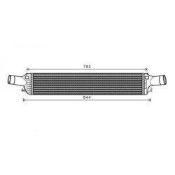 Intercooler DIEDERICHS DCA1088 OE Ref 8K0145805AC