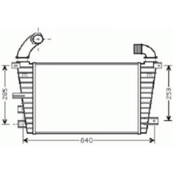 Intercooler DIEDERICHS DCA1106 OE Ref 13240831