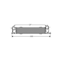 Intercooler DIEDERICHS DCA1113 OE Ref 17517798788