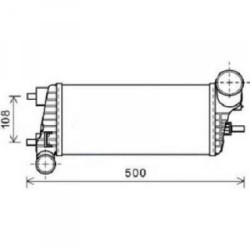 Intercooler DIEDERICHS DCA1116 OE Ref 1715728
