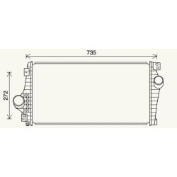 Intercooler DIEDERICHS DCA1118 OE Ref 96838856
