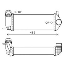 Intercooler DIEDERICHS DCA1129 OE Ref A 415 090 01 14