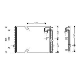 Condenser DIEDERICHS DCC1045 OE Ref 64531392941
