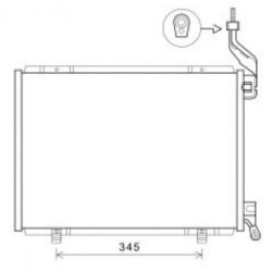 Condenser DIEDERICHS DCC1183 OE Ref 1807860