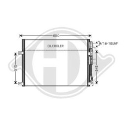 Condensateur DCC1191 pour JEEP COMMANDER, GRAND OE 00K55116928AB DIEDERICHS