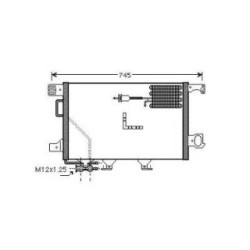 Condenser DIEDERICHS DCC1263 OE Ref A2035001654