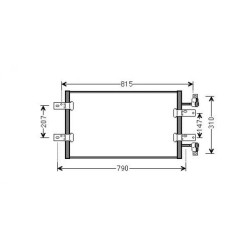 Condenser DIEDERICHS DCC1360 OE Ref 93861172