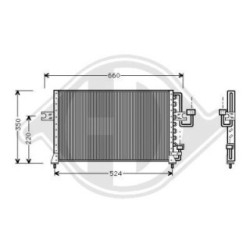 Condenseur DCC1510 pour HYUNDAI ACCENT OE 9760622000 DIEDERICHS