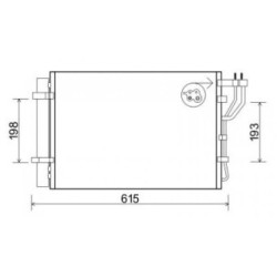 Condenser DIEDERICHS DCC1542 OE Ref 976061P000